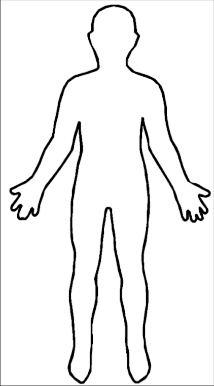 Human body diagram